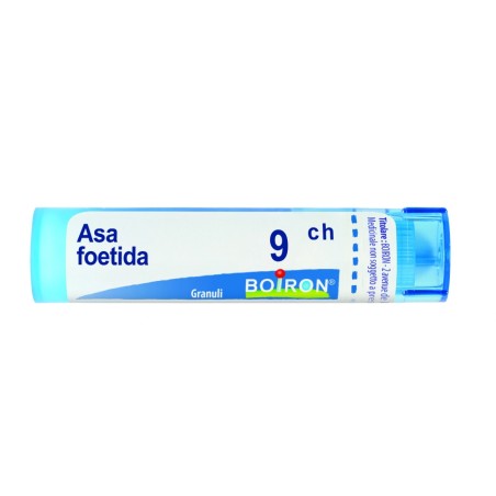 Contenitore multidose da 4g, circa 80 granuli di Boiron Asa Foetida 9ch 80gr