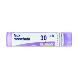 Contenitore multidose da 4g, circa 80 granuli di Boiron Nux Moschata Boi 30ch