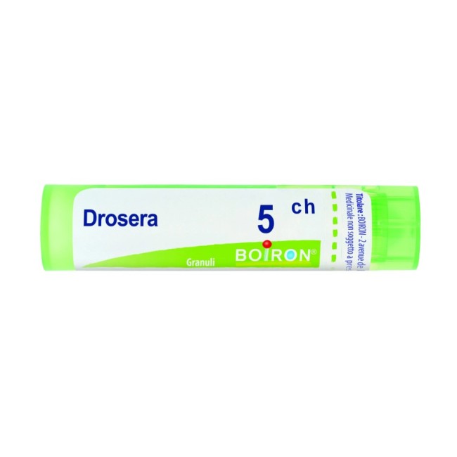 Contenitore multidose da 4g, circa 80 granuli di Boiron Drosera 5ch