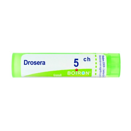 Contenitore multidose da 4g, circa 80 granuli di Boiron Drosera 5ch