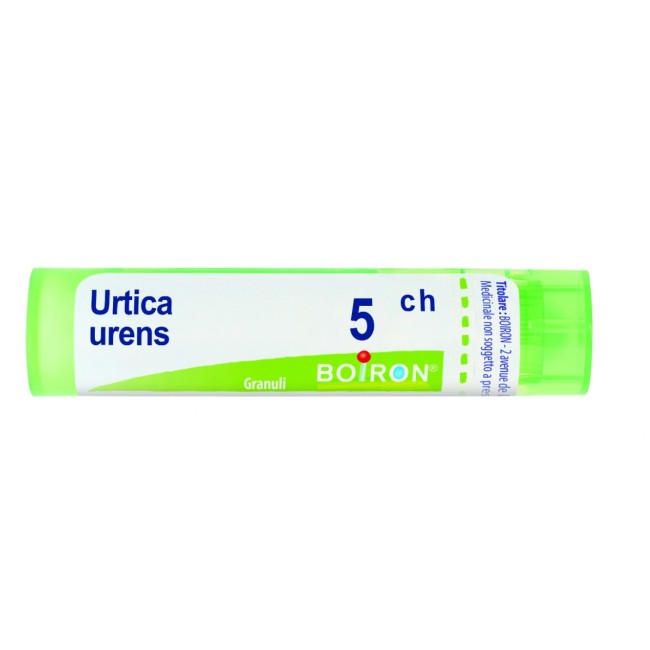Contenitore multidose da 4g, circa 80 granuli di Boiron Urtica Urens 5ch