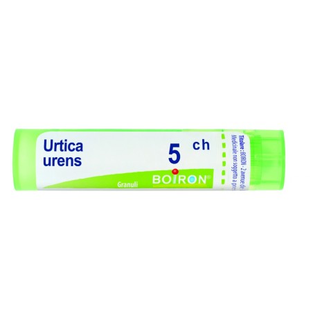 Contenitore multidose da 4g, circa 80 granuli di Boiron Urtica Urens 5ch