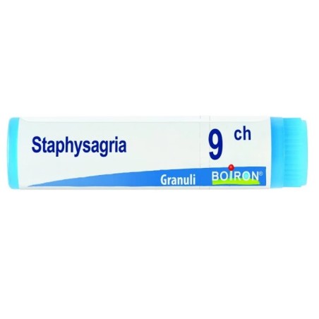 Contenitore multidose da 4g, circa 80 granuli Boiron Staphysagria Boi 9ch