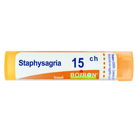 Contenitore multidose da 4g, circa 80 granuli Boiron Staphysagria Boi 15ch Contenitore multidose da 4g, circa 80 granuli Boiron Staphysagria Boi 15ch