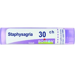 Contenitore multidose da 4g, circa 80 granuli di Boiron Staphysagria Boi 30ch