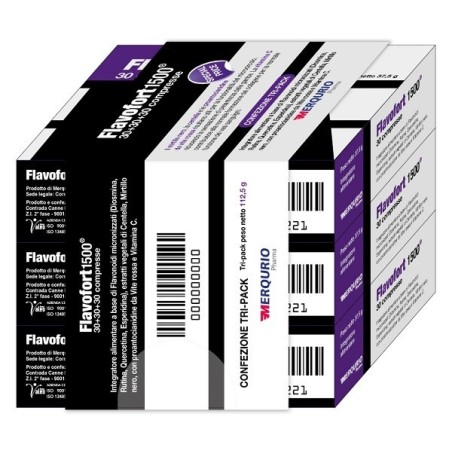 Merqurio Pharma Flavofort 1500 30 Compresse 1,25 G 3 Pezzi
