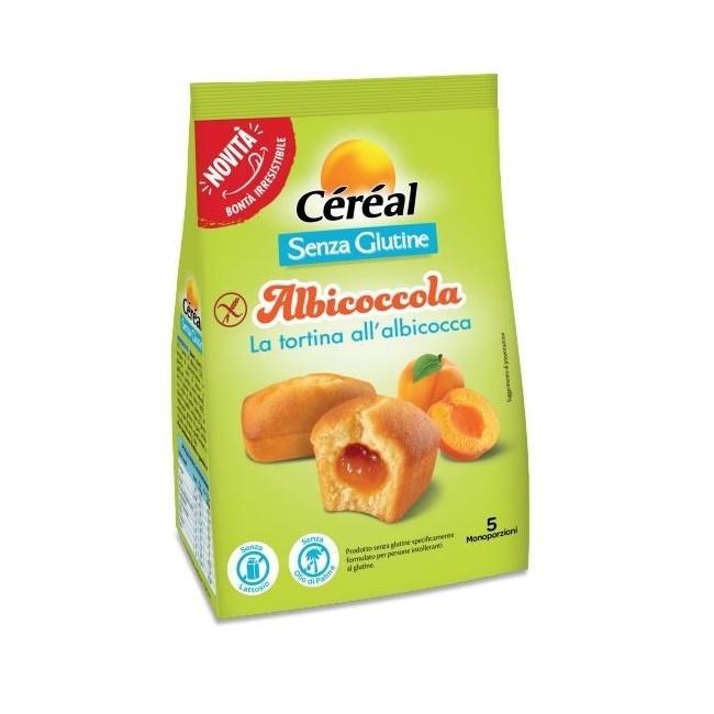Nutrition & Sant&egrave; Cereal Albicoccola Tortina Albicocca 5 Pezzi Da 35 G Senza Lattosio