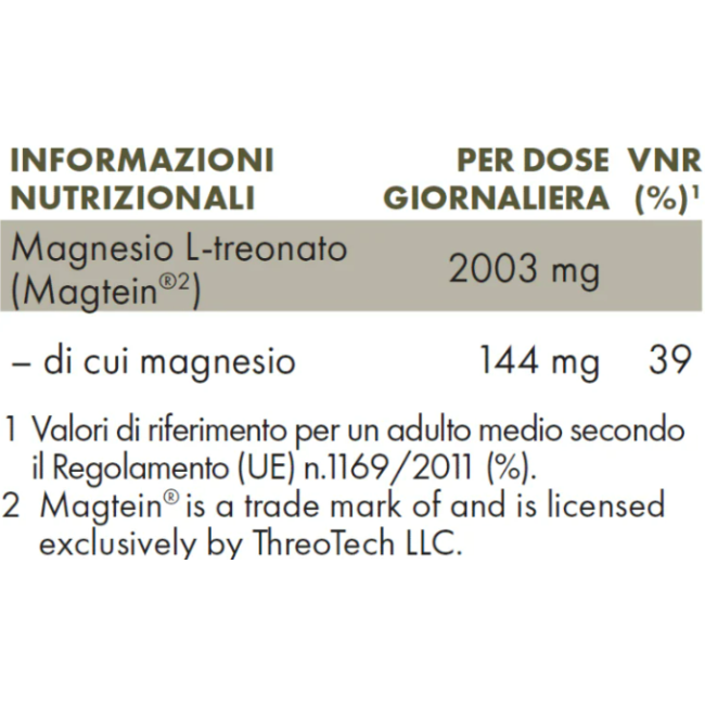 Zreen Magnesio L-treonato 90 Capsule