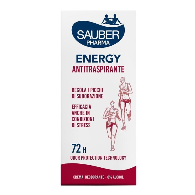Italsilva Commerciale Sauber Deo 72h Energy Antitraspirante Crema 35 Ml