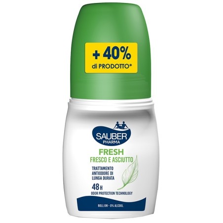 Italsilva Commerciale Sauber Deo 48h Fresh Fresco E Asciutto Roll On 70 Ml