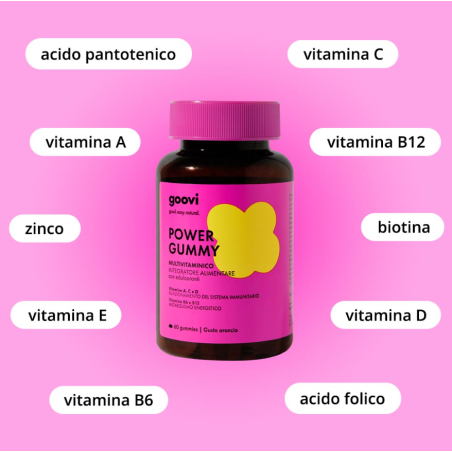 The Good Vibes Company Goovi Multivitaminico Power 60 Gummies
