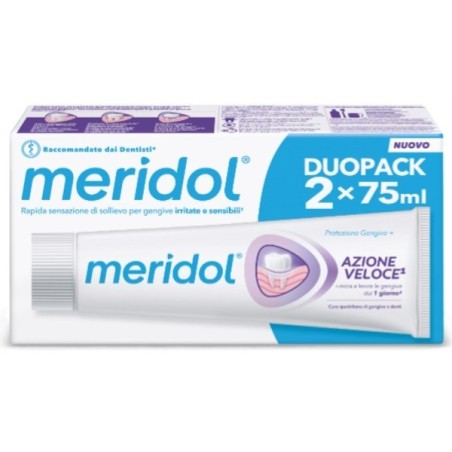 Colgate Meridol Dentifricio Azione Veloce 75 Ml Bitubo