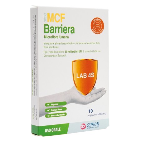 Cemon Mcf Barriera 10 Capsule Senza Glutine E Lattosio