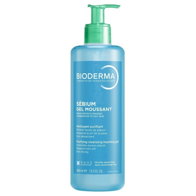 Bioderma Sebium Gel Moussant 400 Ml
