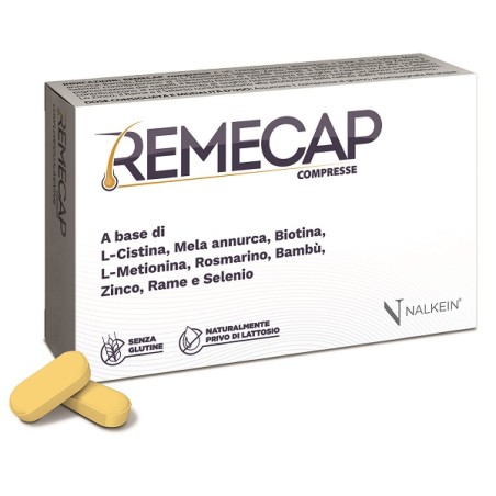 Nalkein Pharma Remecap 30 Compresse Rivestite Da 1,25 G Senza Glutine Naturalmente Privo Di Lattosio