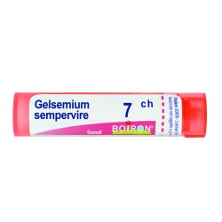 Contenitore multidose da 4g, circa 80 granuli. Tappo dosatore integrato.Boiron Gelsemium Sem Boi 7ch