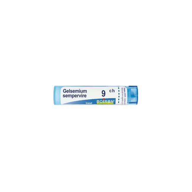 Contenitore multidose da 4g, circa 80 granuli. Tappo dosatore integrato.Boiron Gelsemium Sem Boi 9ch