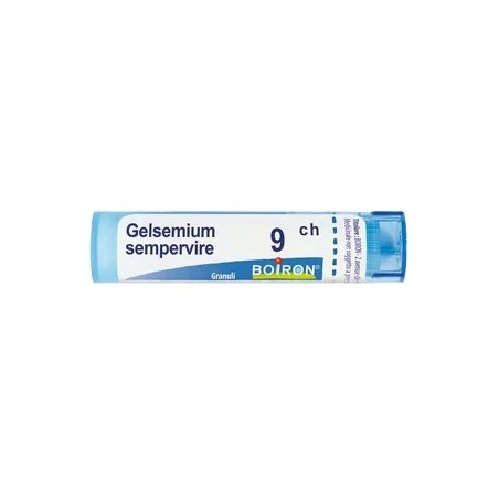 Contenitore multidose da 4g, circa 80 granuli. Tappo dosatore integrato.Boiron Gelsemium Sem Boi 9ch