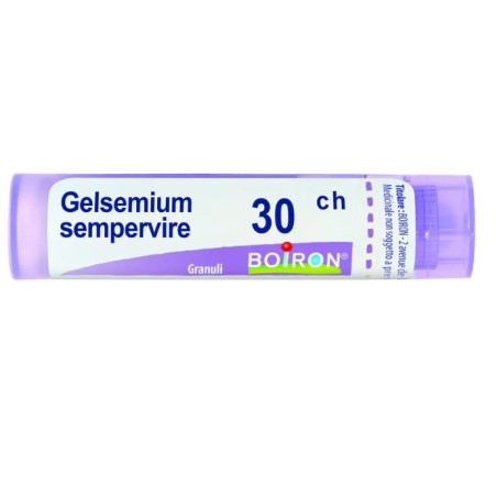 4 g globuli &ndash; diluizione 30 CH Boiron Gelsemium Sem Boi 30ch