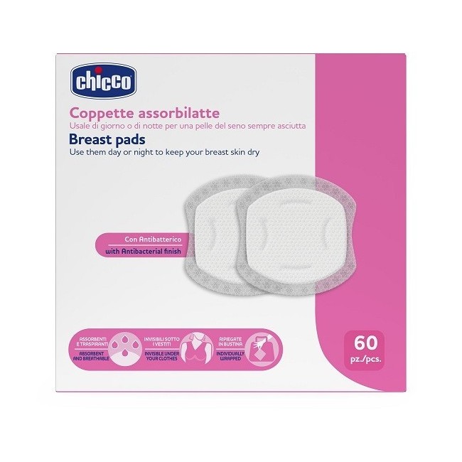 Chicco Coppette Assorbilatte 60 Pezzi 2026