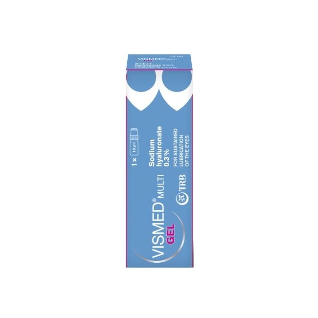 Trb Chemedica Collirio Lubrificante Vismed Gel Multi Acido Ialuronico 0,3% 10 Ml