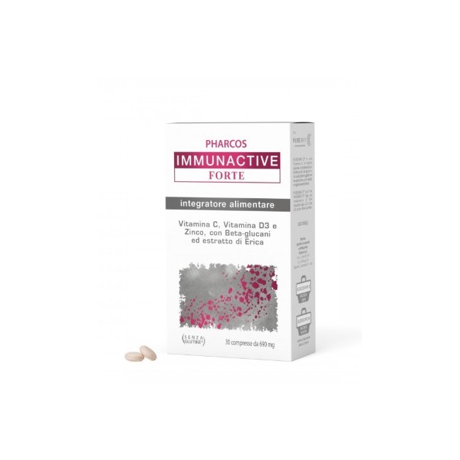 30 compresse di Biodue Immunactive Forte Pharcos