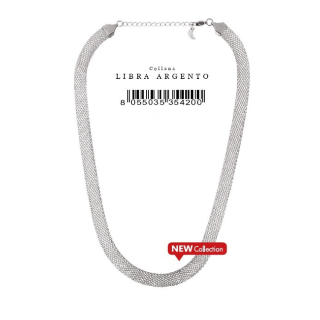 Mast Industria Italiana Moonila Collana Argento Libra