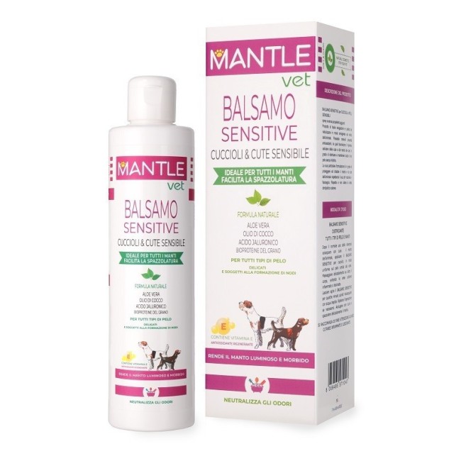 Pharmarei S Mantle Vet Balsamo Sensitive Cuccioli E Cute Sensibile 250 Ml