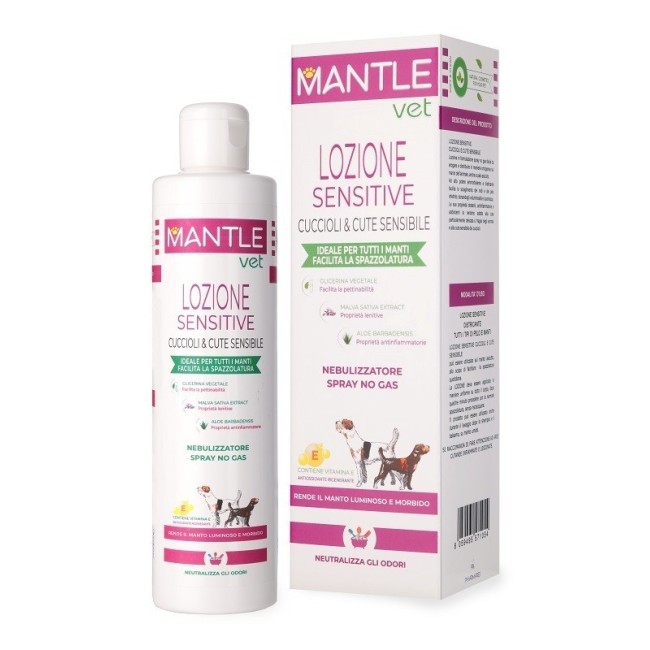Pharmarei S Mantle Vet Lozione Sensitive Cuccioli E Cute Sensibile 250 Ml