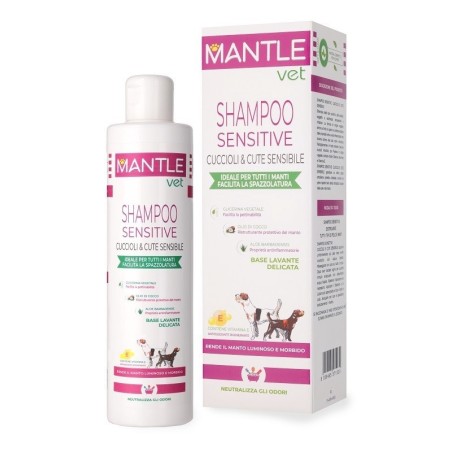 Pharmarei S Mantle Vet Shampoo Sensitive Cuccioli E Cute Sensibile 250 Ml