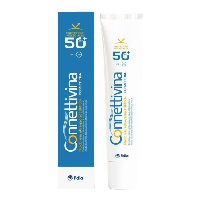 Fidia Farmaceutici Connettivina Fluido Viso Ultra Protect Spf50+ 50 Ml