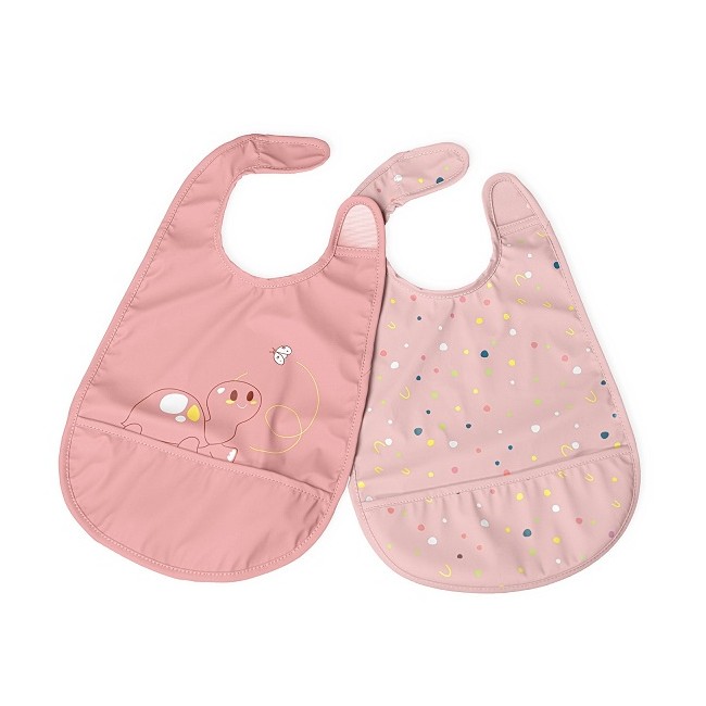 Chicco Bavaglina Pappa Rosa 6m+ 2 Pezzi