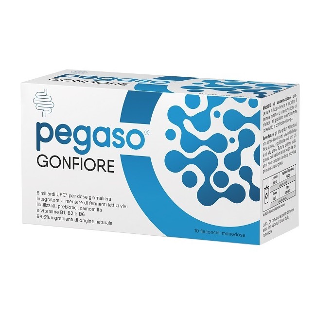 Schwabe Pharma Pegaso Gonfiore 10 Flaconcini Da 10 Ml Senza Glutine Naturalmente Privo Di Lattosio