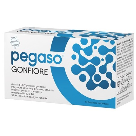 Schwabe Pharma Pegaso Gonfiore 10 Flaconcini Da 10 Ml Senza Glutine Naturalmente Privo Di Lattosio