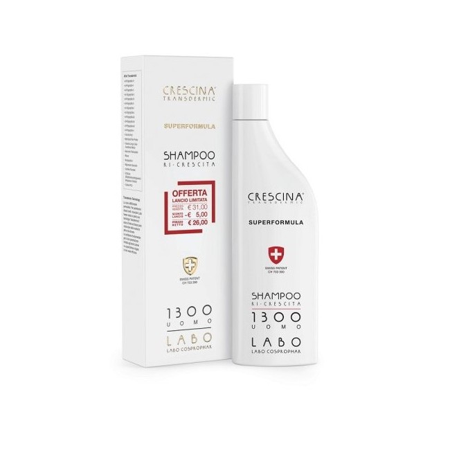 Labo Shampoo Crescina Ri Crescita Mps 1300 Uomo 150 Ml