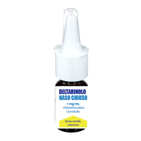 Abiogen Pharma Deltarindek Decongestionante 1 Mg/ml Spray Nasale, Soluzione Xilometazolina Cloridrato