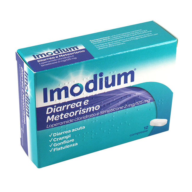 Gmm Farma Imodium Diarrea E Meteor 12 Compresse