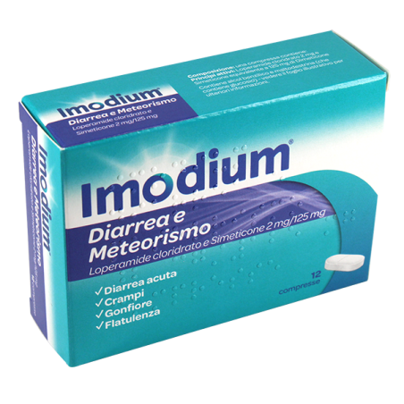 Gmm Farma Imodium Diarrea E Meteor 12 Compresse