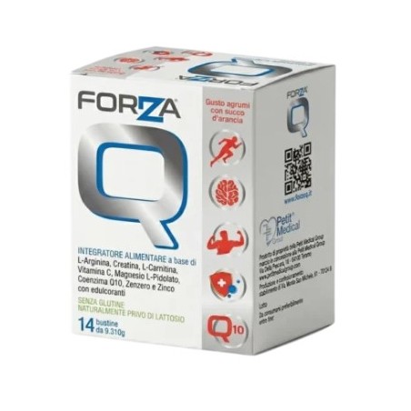 Petit Medical Group Forza Q 14 Bustine Con Edulcoranti Senza Glutine Naturalmente Privo Di Lattosio