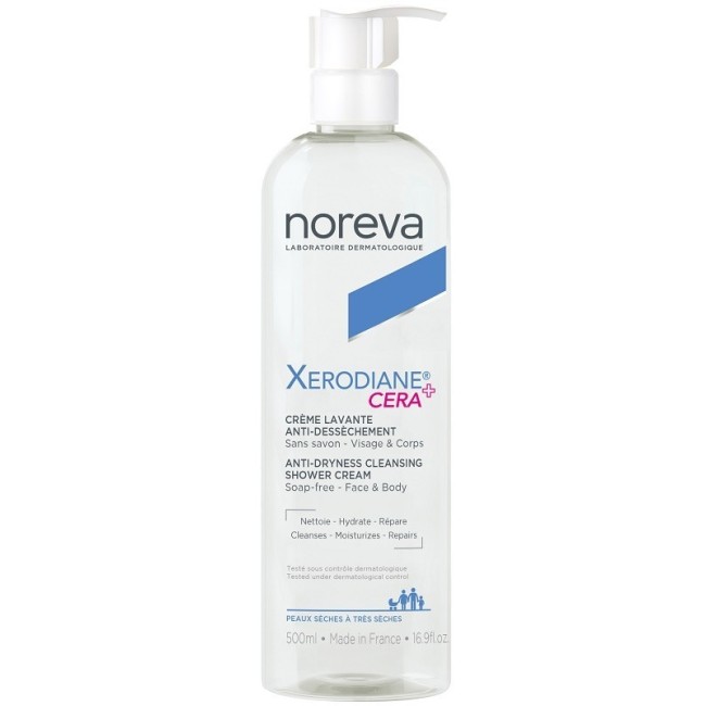 Noreva Xerodiane Cera+ Creme Lavante Anti-dessechement 500 Ml