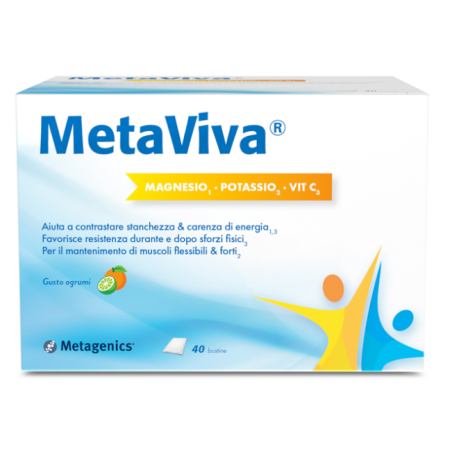 Metagenics Metaviva Magnesio/potassio/vitamina C 40 Bustine