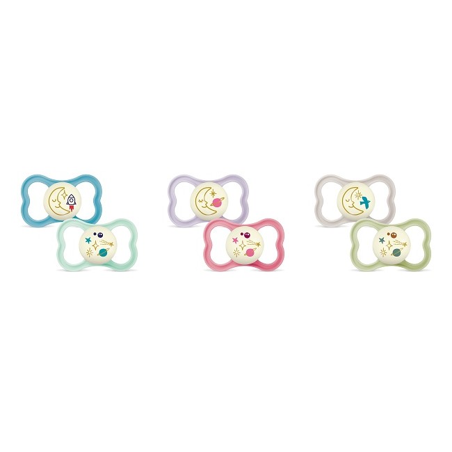 Mam Baby Mam Succhietto Air Night 6+ Mesi 2 Pezzi