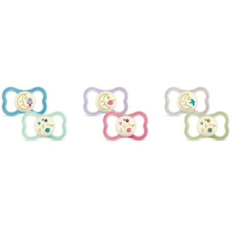 Mam Baby Mam Succhietto Air Night 6+ Mesi 2 Pezzi