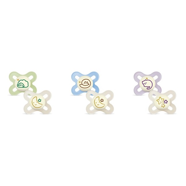 Mam Baby Mam Succhietto Original Start Night 0-2 Mesi 2 Pezzi