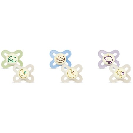 Mam Baby Mam Succhietto Original Start Night 0-2 Mesi 2 Pezzi