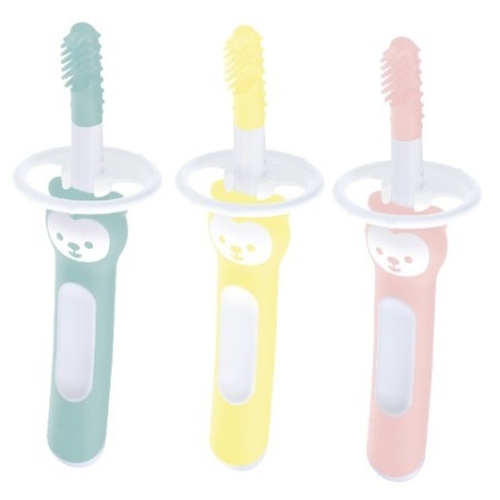 1 spazzolino massaggiagengive in silicone Mam Baby Mam Spazzolino Massaggio Gengive