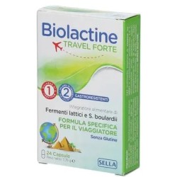 24 capsule gastro-resistenti Sella Biolactine Travel Forte