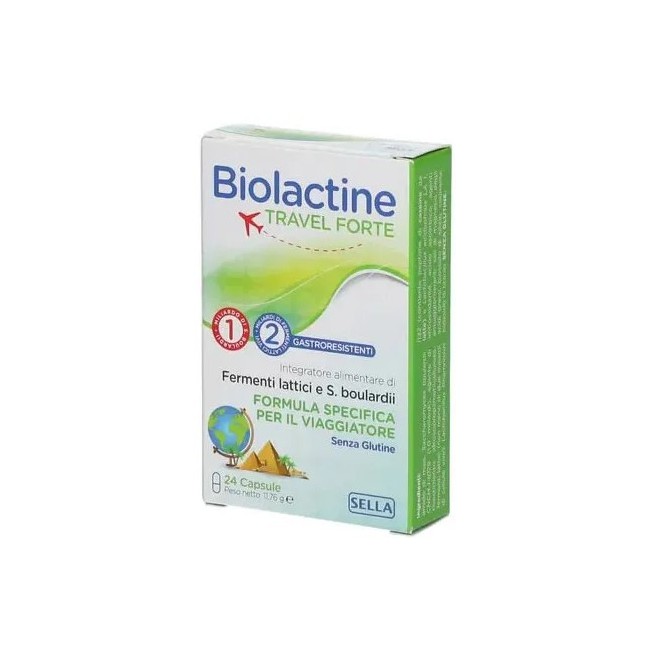 24 capsule gastro-resistenti Sella Biolactine Travel Forte 24 capsule gastro-resistenti Sella Biolactine Travel Forte