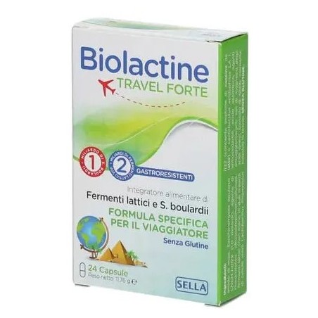 24 capsule gastro-resistenti Sella Biolactine Travel Forte 24 capsule gastro-resistenti Sella Biolactine Travel Forte