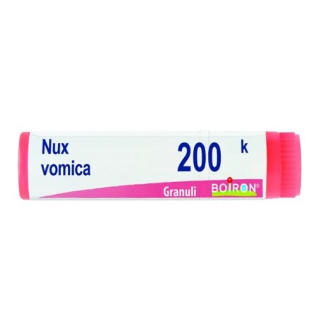 Boiron Nux Vomica 200K Globuli 1g - Medicinale omeopatico per digestione e benessere Boiron Nux Vomica 200K Globuli 1g - Medicinale omeopatico per digestione e benessere